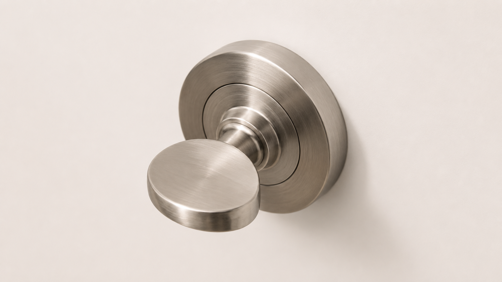 Privacy Knob in brushed nickel
