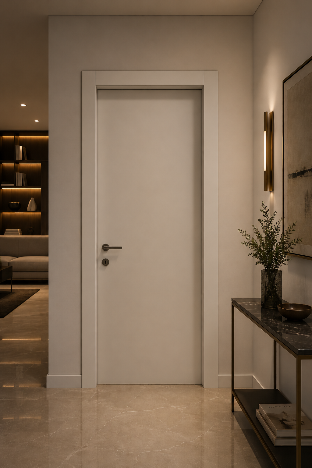 Flat Modern polymer interior door